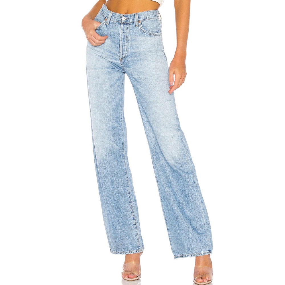 Citizens of Humanity Premium Vintage Annina High Rise Wide Leg Trouser Jeans 30